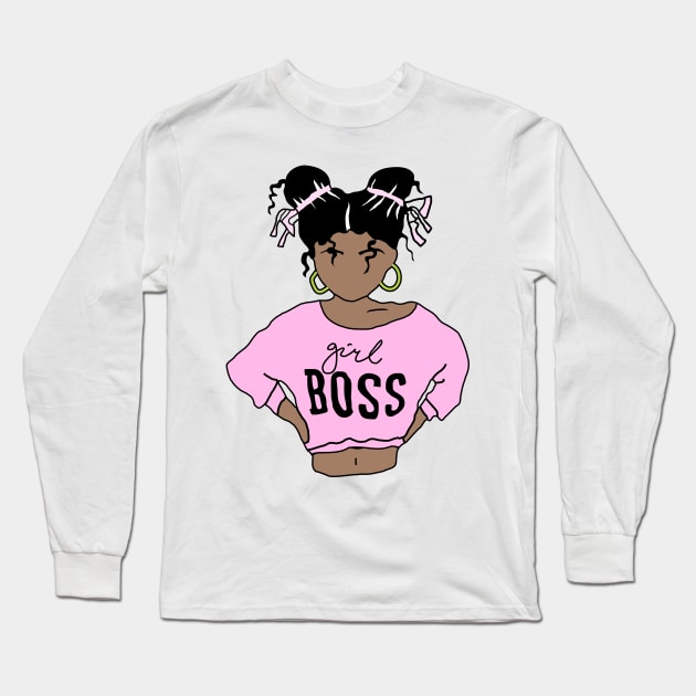 Girl Boss Long Sleeve T-Shirt by MarcoFerreira